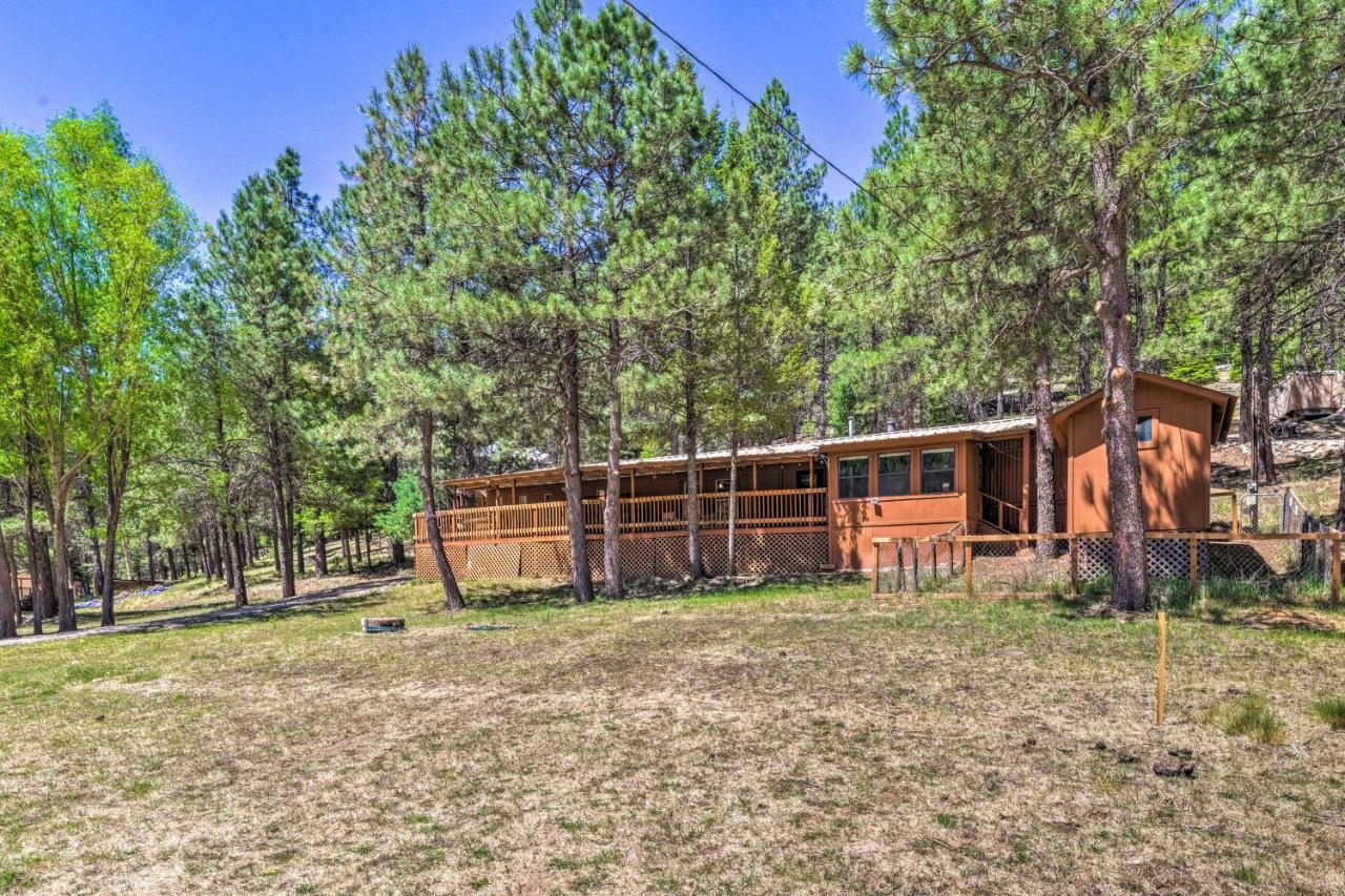 Quiet Cloudcroft Cabin With Porch And Gas Grill! Buitenkant foto